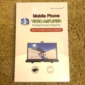 Mobile phone screen, magnifier